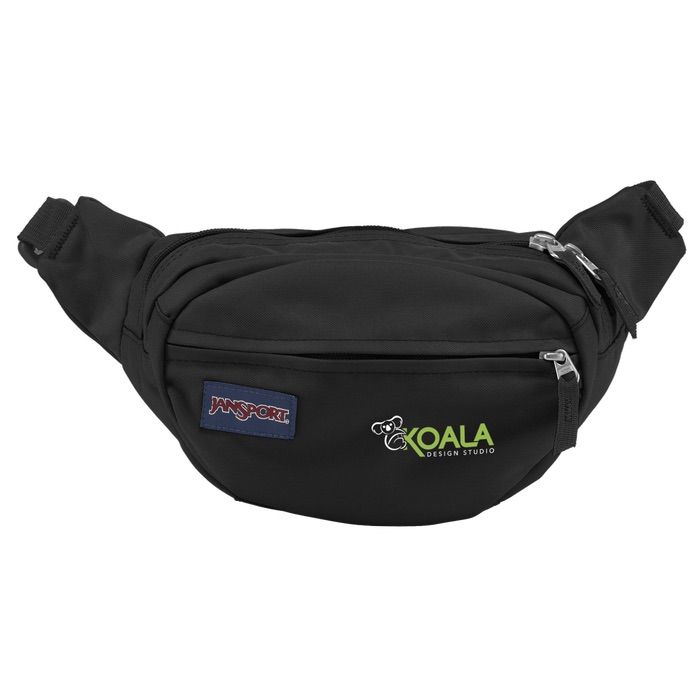 black jansport fanny pack