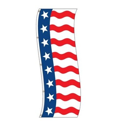 10' x 3' Uncle Sam Vertical Flag