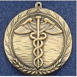 2.5" Stock Cast Medallion (Caduceus)