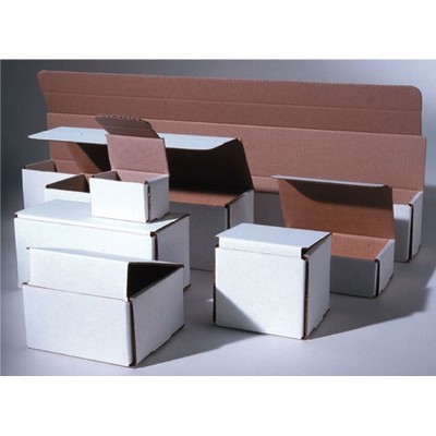 White Corrugated Mailer Box (10"x4"x4")