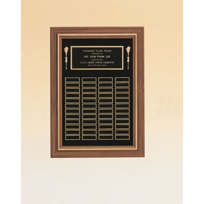 Perpetual Series 48 Plate Plaque w/ Black Velour Background (18"x25")