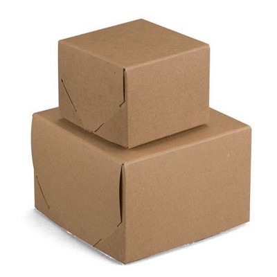 2 Piece Brown Kraft Lock Corner Box (12"x6"x2")