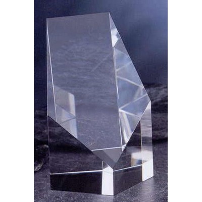 Crystal Pentagon Award (6"x4 1/8"x4")