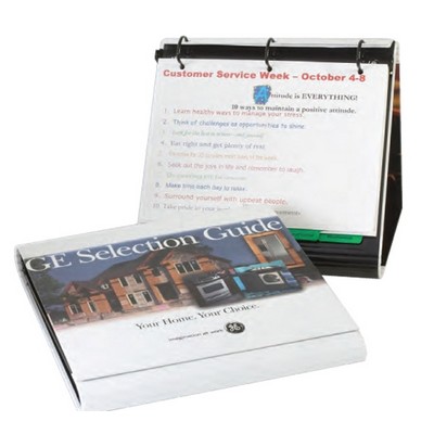 Turned Edge Easel Binders w/ 1-1/2" Capacity (11" x 8-1/2" Sheet Size)