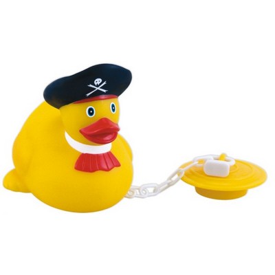 Rubber Pirate Duck w/ Bathtub Plug©