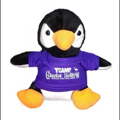 Quincy Penguin Stuffed Animal w/Shirt (9")