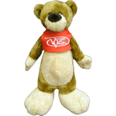 10" Stuffed Long Body Animal - Bear