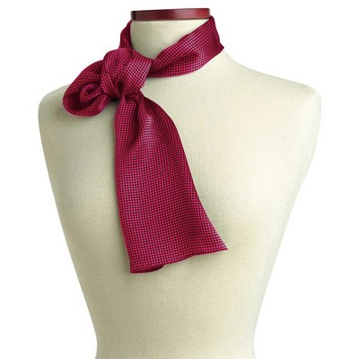 Pink Carlton Silk Scarf - 21"x21"