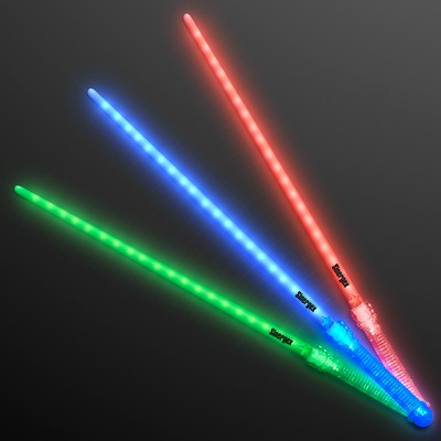 Imprinted Assorted Flashing Light Saber - Domestic Imprint