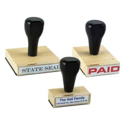 Wood Handle Stamps (up to 5")