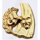 Stock Education Lapel Pins (Theater Masks)