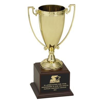 10¼" Ravenna Trophy Series w/Metal Cup & Block Base