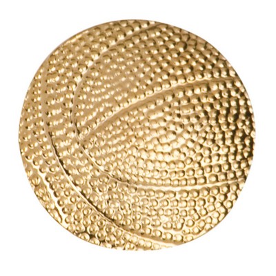 Chenille Insignia Pin - "Basketball"