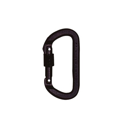 Black Locking D Carabiner