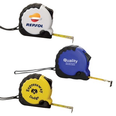 Heavy Duty Tape Measure with Rubber Trim