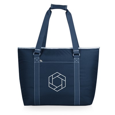 Tahoe Canvas Cooler Tote w/Zipper Pocket