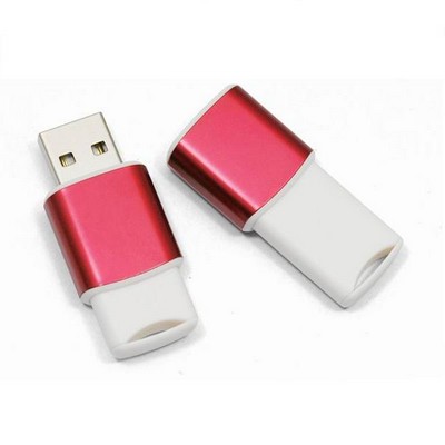 1 GB Plastic Retractable USB Flash Drive