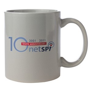 11 Oz. C Handle Mug (Light Gray)