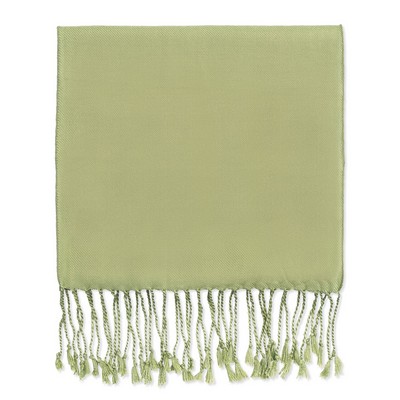 Soft Green Bamboo Muffler Scarf