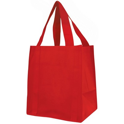 Jumbo Heavy Duty Non Woven Grocery Bag - Blank (13"x15"x10")