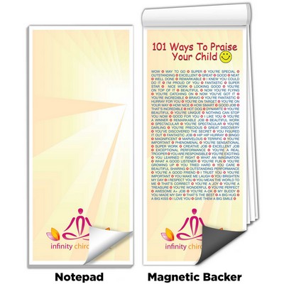 Full-Color Magnetic Notepads - 101 Ways to Praise Your Child (3 1/2" x 8")