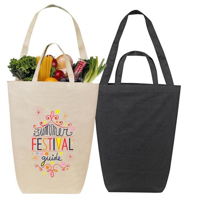 Dual Handle Cotton Shopping Bag