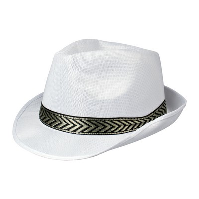 White Mesh Fedora