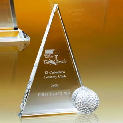 10" Peak Golf Trophy