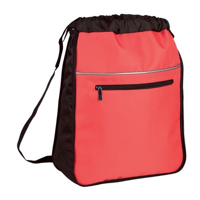 Expandable Drawstring Backpack