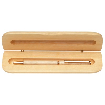 Maple Pen Case (6½"x1½")