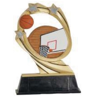 5½" Basketball Cosmic Resin Figure Trophy