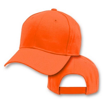 Big Size Blaze Orange Baseball Cap 2XL - 4XL