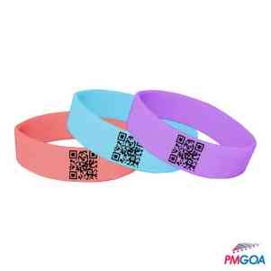 1" Custom QR Code Wristbands