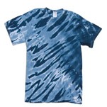 Dyenomite Adult Tiger Stripes Tie Dye T-Shirt