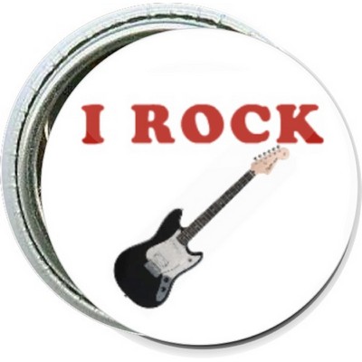 Kids - I Rock - 1 Inch Round Button