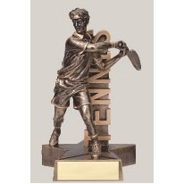 8.5" Male Tennis Billboard Resin Series Trophy