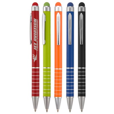 iPosh Mini Ballpoint Twist Stylus Pen (Blue)