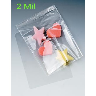 2 Mil Lay Flat Polyethylene Bag (2"x3")