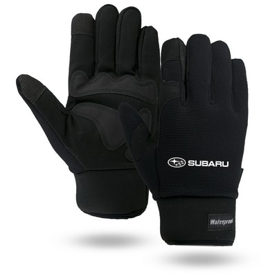 Touchscreen Waterproof Winter Lined Mechanics Gloves