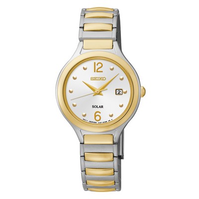 Seiko Women's Two-Tone Stainless Steel Solar Dial Watch