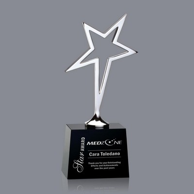 Keynes Star Award - Black/Silver 10"