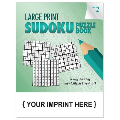 LARGE PRINT Sudoku Puzzle Book - Volume 2