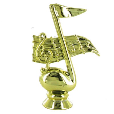 Music Note Trophy Figure