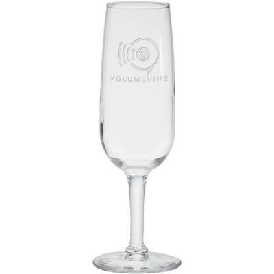 6.5 Oz. Flute Champagne Glass - Etched