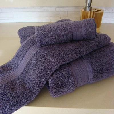 Imperial Purple Crown Jewel 3-Piece Bath Set