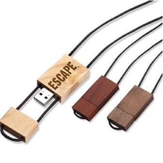 Woodwear 3.0 USB Flash Drive w/Lanyard (32 GB)