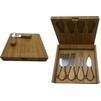 Bamboo Cheese Board & 4 Piece Utensil Set (3-5 Days)