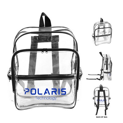 Clear Vinyl Deluxe Backpack