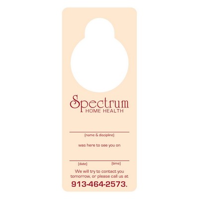 Door Hanger | 3 1/4" x 8" | Large Hole