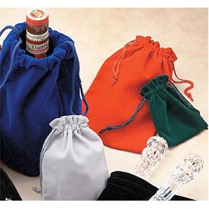 Velvet Drawstring Jewelry & Gift Pouch (6"x9")